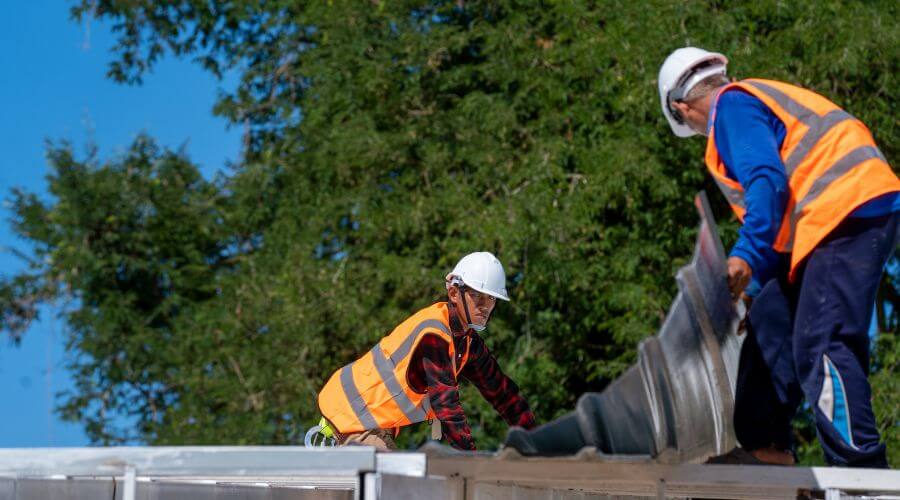 Roof repair in North Pole, AK